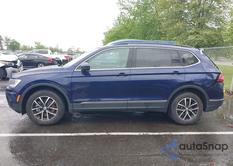 2021 Volkswagen Tiguan 2.0T Se/2.0T Se R-Line Black/2.0T Sel z USA, uszkodzony, nr VIN 3VV2B7AX6MM093344